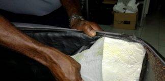 Custom on PJIA intercepted cocaine and raw cash