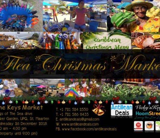 Flea-Xmas-Market on Boxing Day 26 December 2018 at “The Keys Market” in Sucker Garden