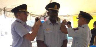 Levenstone was installed as the new Head of Sint Maarten Coast Guard substation