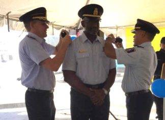 Levenstone was installed as the new Head of Sint Maarten Coast Guard substation