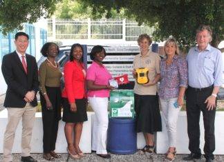 Baby Clinic receives donation of Automatic External Defibrillator (AED) machine
