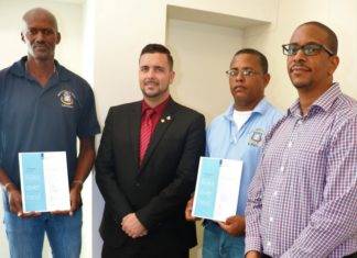 Inspectors return from Calibration Training in Saba