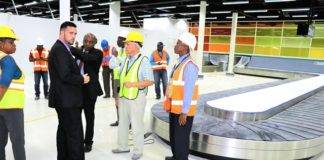 Johnson makes surprise visit to view the Airport readiness