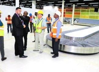 Johnson makes surprise visit to view the Airport readiness