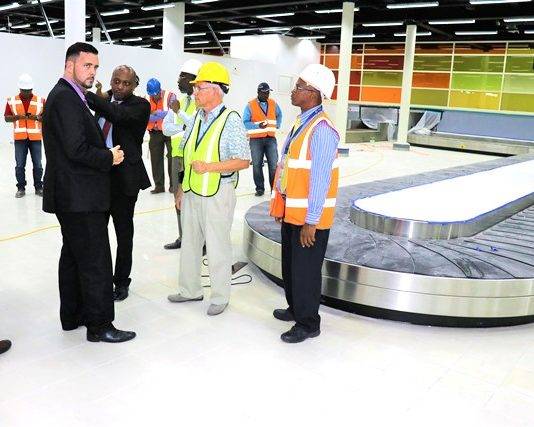 Johnson makes surprise visit to view the Airport readiness