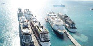Boxing Day Busiest Cruise Ship Day for 2018. Seven ships and Approx. 36,800 Passengers/Crew