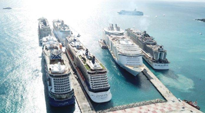 Boxing Day Busiest Cruise Ship Day for 2018. Seven ships and Approx. 36,800 Passengers/Crew