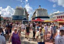 One Ship on Tuesday. MSC Preziosa arriving on Wednesday