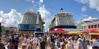 One Ship on Tuesday. MSC Preziosa arriving on Wednesday