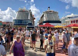 One Ship on Tuesday. MSC Preziosa arriving on Wednesday