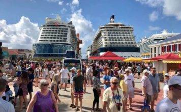 One Ship on Tuesday. MSC Preziosa arriving on Wednesday