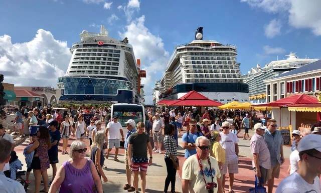 One Ship on Tuesday. MSC Preziosa arriving on Wednesday