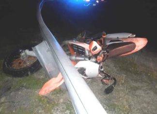 Motorcyclist seriously injured