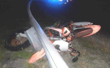 Motorcyclist seriously injured