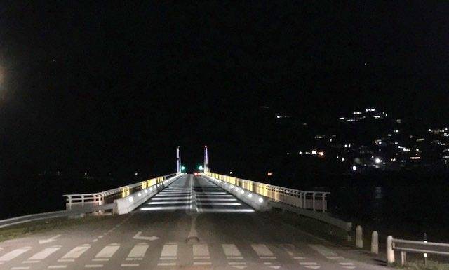 Causeway Bridge Sidewalk Recreational & Street Lights Operational