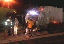 Garbage collector crushed by garbage truck