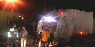 Garbage collector crushed by garbage truck