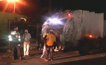 Garbage collector crushed by garbage truck