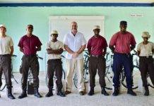 Dutch Representation Office supports the Sint Maarten Youth Brigade with new bicycles.
