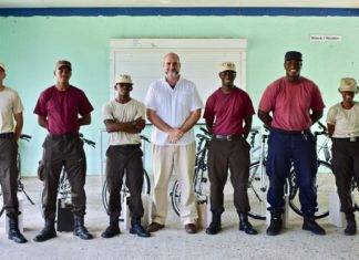 Dutch Representation Office supports the Sint Maarten Youth Brigade with new bicycles.
