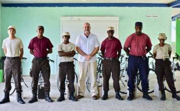 Dutch Representation Office supports the Sint Maarten Youth Brigade with new bicycles.