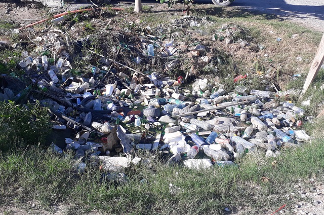 Massive littering
