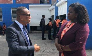 Interventions at Sint Maarten Vocational Training School by Minister Smith