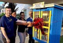 Rotarian donates Little Library to USM