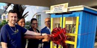 Rotarian donates Little Library to USM