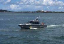 Coast Guard Metal Sharks commissioning