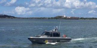 Coast Guard Metal Sharks commissioning