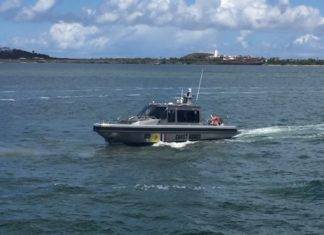Coast Guard Metal Sharks commissioning