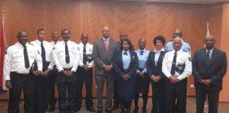 Minister De Weever swears in airport staff