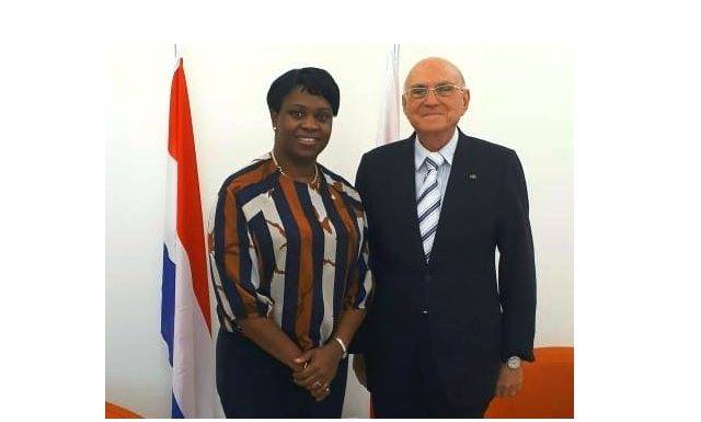 Minister of State Jaime Saleh pays Courtesy Visit to Prime Minister Romeo Marlin