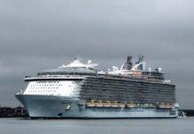 Oasis of the Seas heads to drydock. Port calls for April 11 & 25 Cancelled