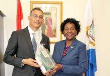 Consul General of Suriname on working visit to St. Maarten “pays a courtesy visit to Finance Minister.”