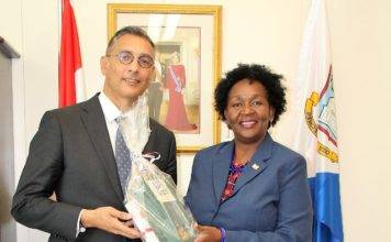 Consul General of Suriname on working visit to St. Maarten “pays a courtesy visit to Finance Minister.”