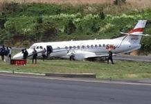 BREAKING NEWS: Crash landing at Melville Hall