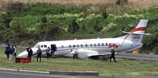 BREAKING NEWS: Crash landing at Melville Hall