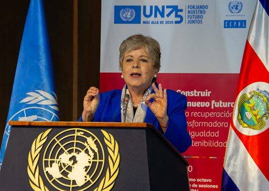 Foreign Ministers and High-level Authorities from Latin America and the Caribbean Sign a Political Declaration for a Sustainable, Inclusive and Resilient Recovery in the Region