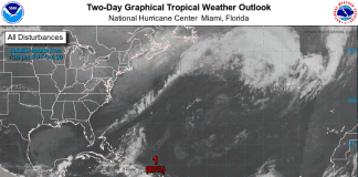A tropical depression is likely to form this weekend