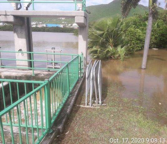 Ministry of VROMI alerts public to Great Salt Pond Pumping Operation. Advises against bathing/swimming in Great Bay