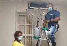 Vic A.C Tech donated his service to Oranje School