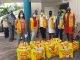 Sint Maarten Lions Club donate food baskets to the seniors in Belvedere for Thanksgiving
