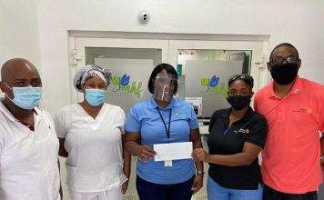 Rotary Club of St. Martin Sunset Donates to Nurses at MHF