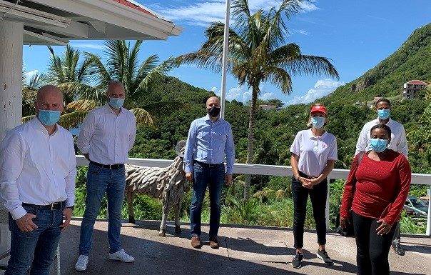 State Secretary Knops visits, commits additional US $1.5 million in financial support