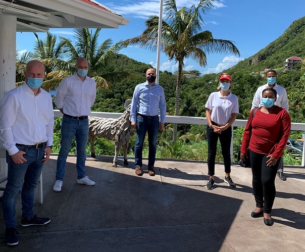 Meeting with organizations for food distribution