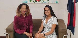 Ms. Riddhi Samtani a Youth Advocate and MP Angelique Romou collaborate on the commemoration of Rights of the Child 2020.
