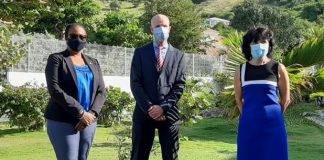 Prime Minister Silveria Jacobs meets with Dutch Minister of Foreign Affairs Stef Blok