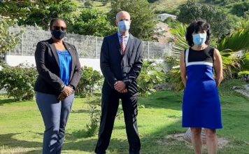 Prime Minister Silveria Jacobs meets with Dutch Minister of Foreign Affairs Stef Blok